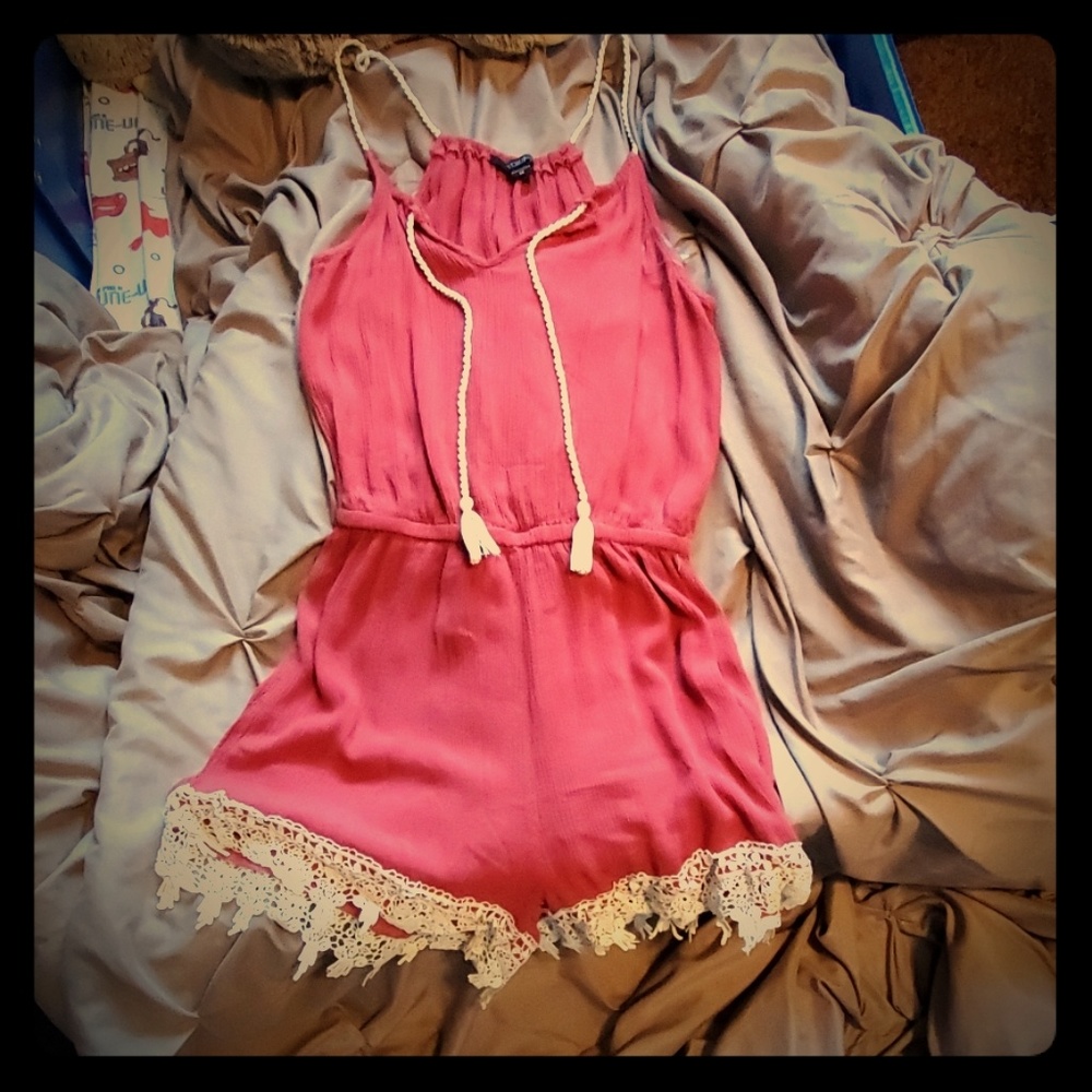 Red romper